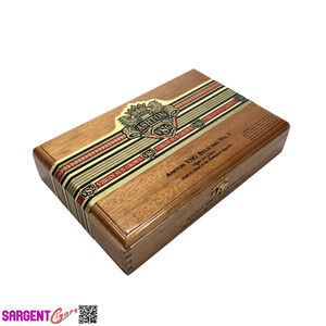 Ashton VSG Belicoso No1 Empty Wooden Cigar Box 9.75x6.25x2
